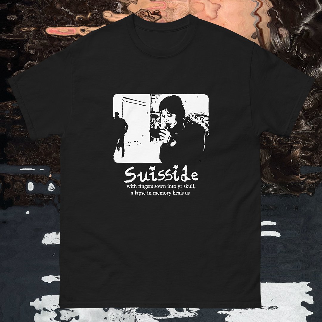 "into yr skull" tee - Suisside Shop - 