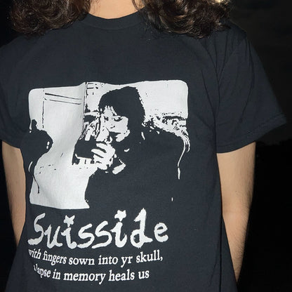 "into yr skull" tee - Suisside Shop - 